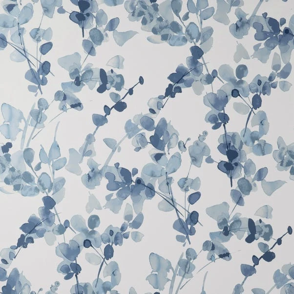 Dunelm Honesty Blue Wallpaper - Image 2