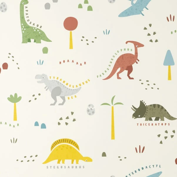 Dunelm Dinosaur Multi Wallpaper - Image 2