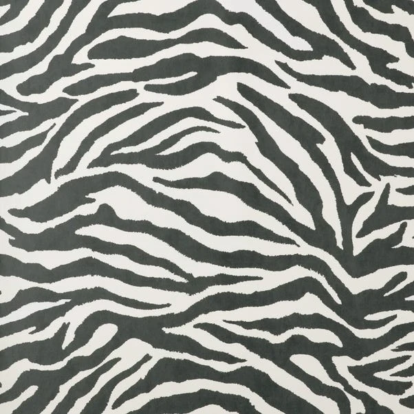 Dunelm Zebra Monochrome Wallpaper - Image 2