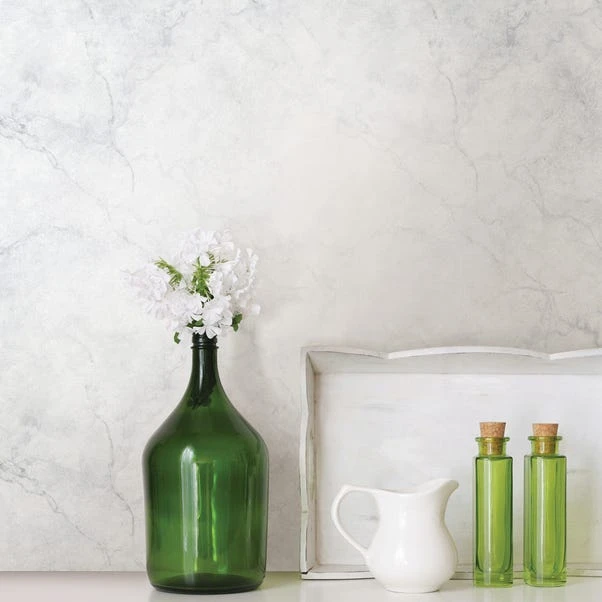 Dunelm Carrara Marble Peel And Stick Wallpaper - Image 3