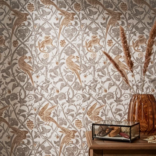 Natural History Museum Romanesque Cream Wallpaper - Image 2