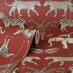 Dunelm Safari Walk Russet Wallpaper 10 Dunelm Safari Walk Russet Wallpaper -Dunelm Shop 30789468 alt04