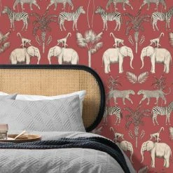 Dunelm Safari Walk Russet Wallpaper 11 Dunelm Safari Walk Russet Wallpaper -Dunelm Shop 30789468 alt05