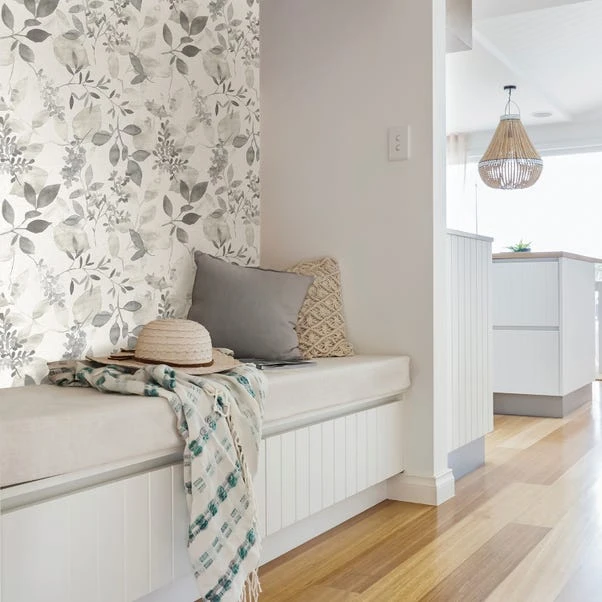 NuWallpaper NU Wall Breezy Grey Self Adhesive Wallpaper - Image 5