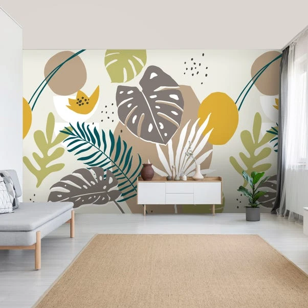 Dunelm Tropical Abstract Mural - Image 2