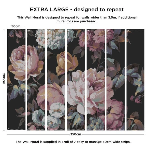 Dunelm Floral Wall Mural - Image 2