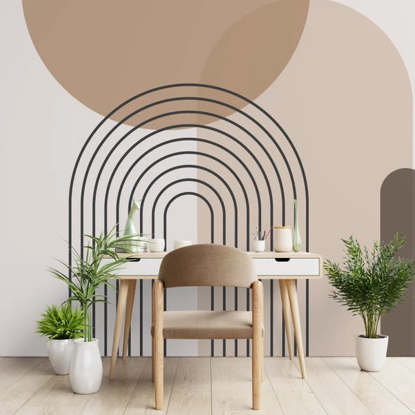 Dunelm Boho Geo Natural Mural - Image 2