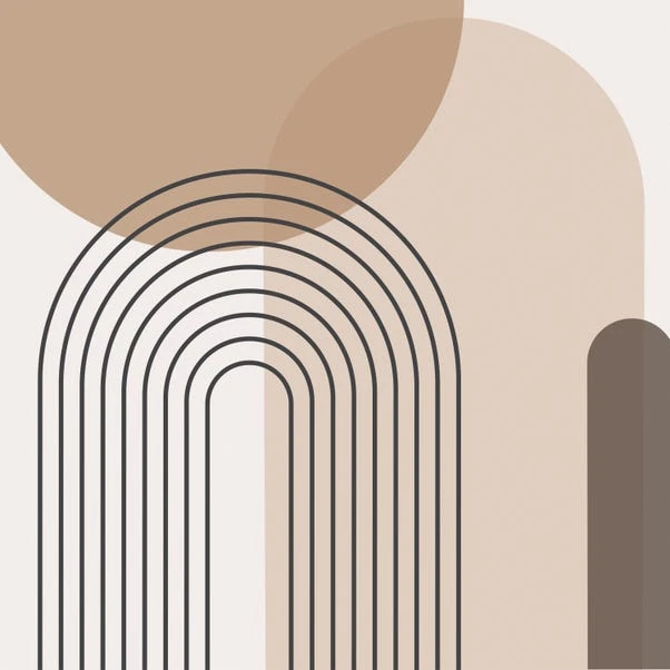 Dunelm Boho Geo Natural Mural - Image 3