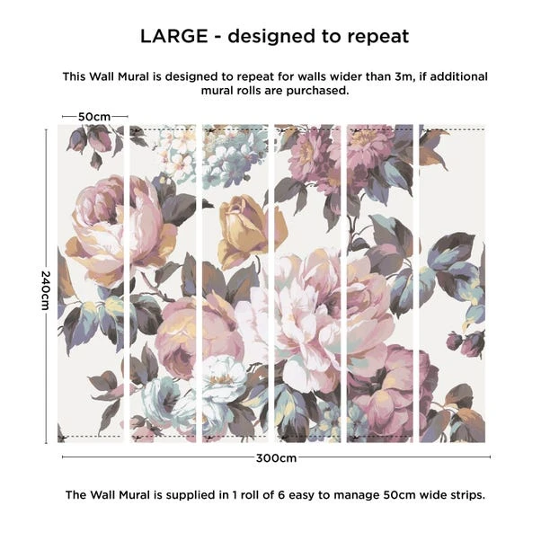 Dunelm Floral Wall Mural - Image 4