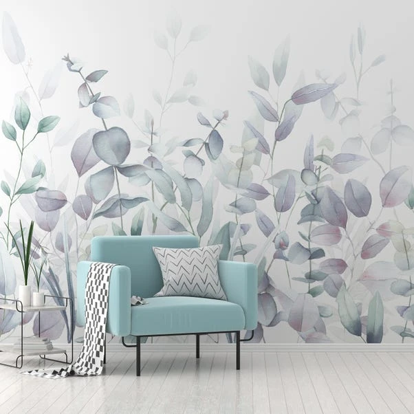 Dunelm Watercolour Leaves Mural