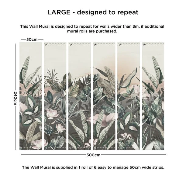 Dunelm Vintage Jungle Mural - Image 4