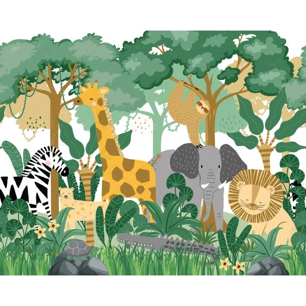 Dunelm Animal Safari Large Mural - Image 2