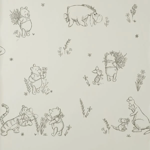 Disney Winnie Mindful Pooh Wallpaper - Image 3