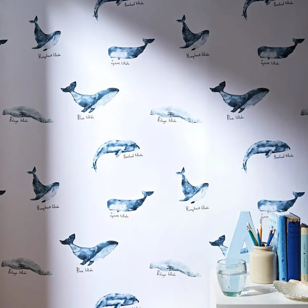 Natural History Museum Whale Wallpaper - Image 2