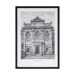 Cedar & Sage Glenford Vintage Illustration Framed Art