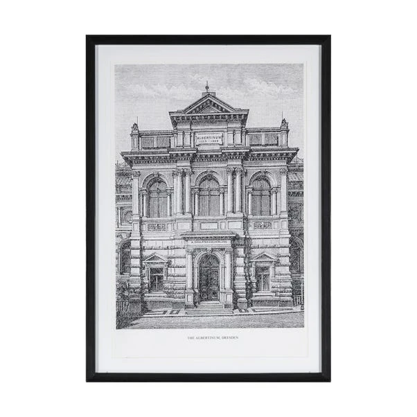 Cedar & Sage Glenford Vintage Illustration Framed Art