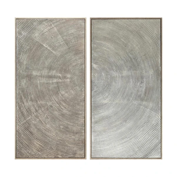 Cedar & Sage Spiralling Duo Framed Art - Image 3