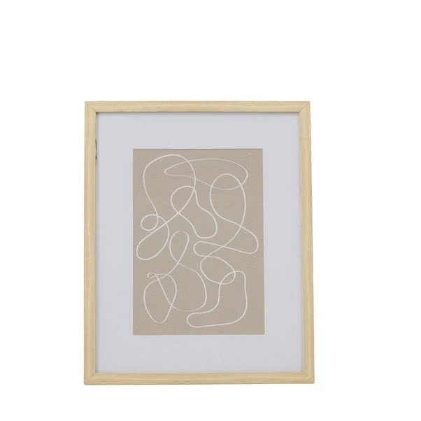 Cedar & Sage Abstract Line Drawing Framed Art - Image 3