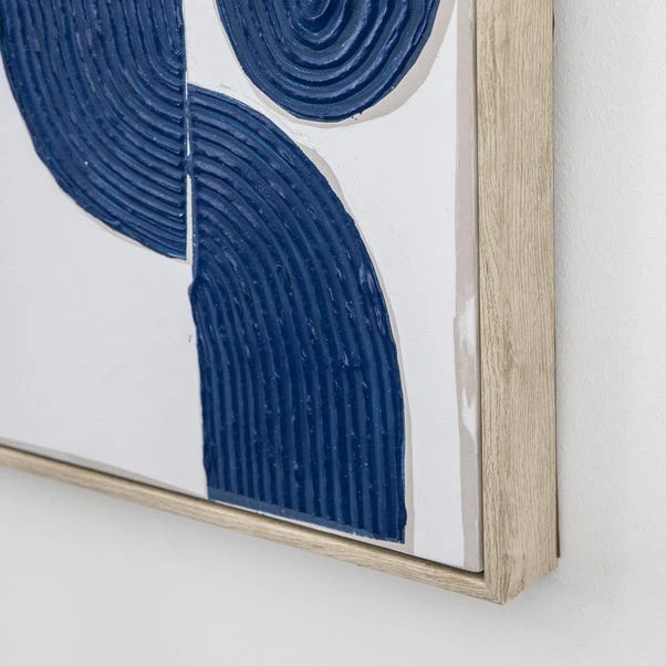 Cedar & Sage Castana Abstract Textured Framed Art - Image 2