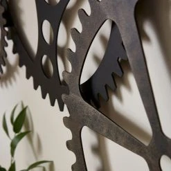 Dunelm Indoor Outdoor Listera Cogs Wall Art 100cm -Dunelm Shop 30798210 alt03