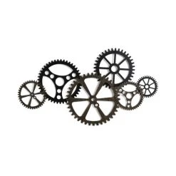 Dunelm Indoor Outdoor Listera Cogs Wall Art 100cm -Dunelm Shop 30798210 alt04