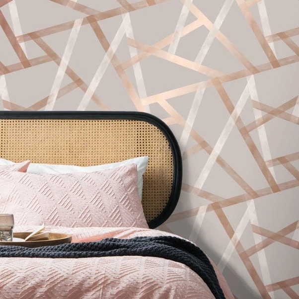 Dunelm Geometric Lines Wallpaper