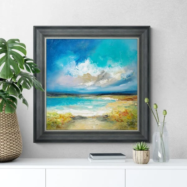 Dunelm Cornish Coastline Framed Print
