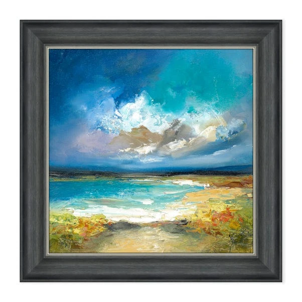 Dunelm Cornish Coastline Framed Print - Image 2