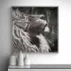 Dunelm Chalk Lion Framed Print -Dunelm Shop 30808369