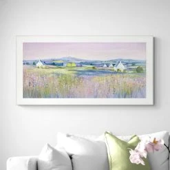 Dunelm Evening Fields Framed Print