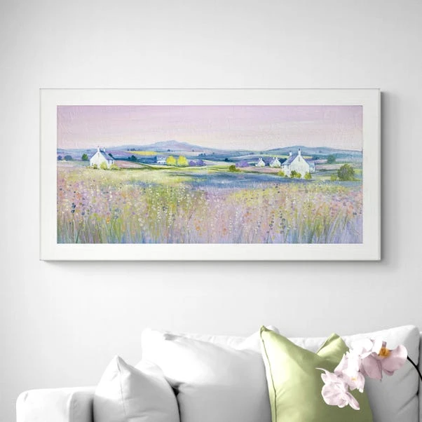 Dunelm Evening Fields Framed Print