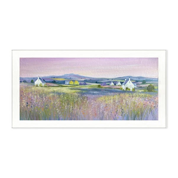 Dunelm Evening Fields Framed Print - Image 2