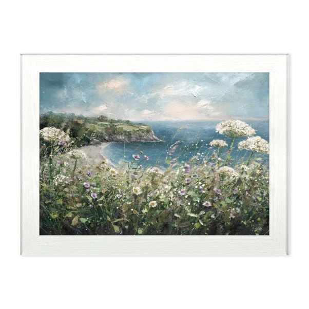 Dunelm Blackpool Sands, Devon Framed Print - Image 2