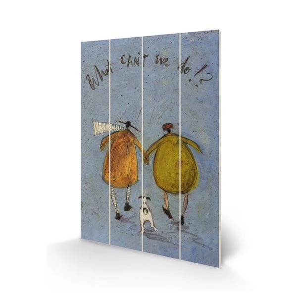The Art Group What Cant We Do Wooden Wall Art 4 The Art Group What Cant We Do Wooden Wall Art - Image 2