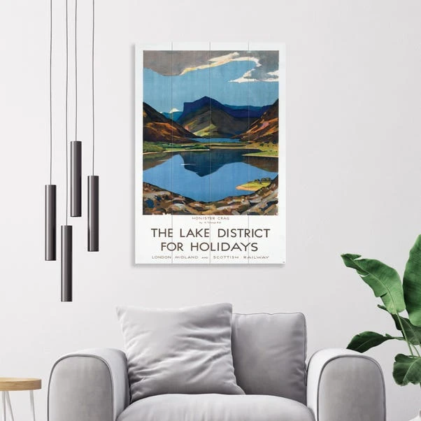 The Art Group The Lake District Wooden Wall Art 3 The Art Group The Lake District Wooden Wall Art