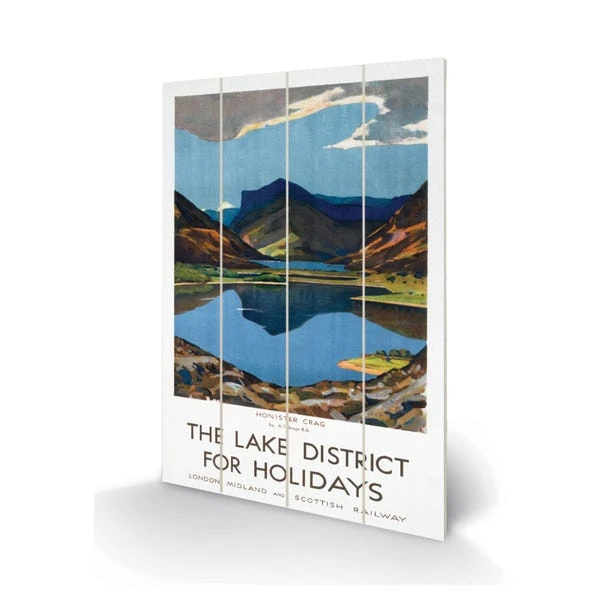 The Art Group The Lake District Wooden Wall Art 4 The Art Group The Lake District Wooden Wall Art - Image 2