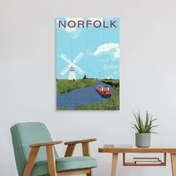 The Art Group Norfolk Wooden Wall Art