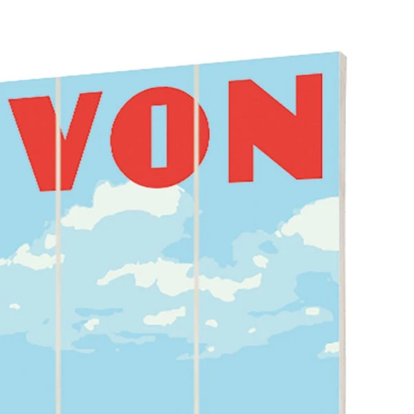 The Art Group Devon Wooden Wall Art - Image 3