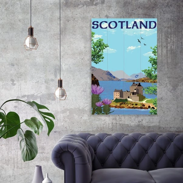 The Art Group Scotland Wooden Wall Art