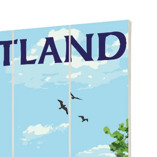 The Art Group Scotland Wooden Wall Art - Image 3