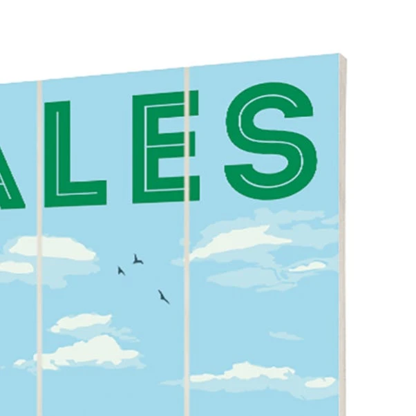 The Art Group Wales Wooden Wall Art - Image 3