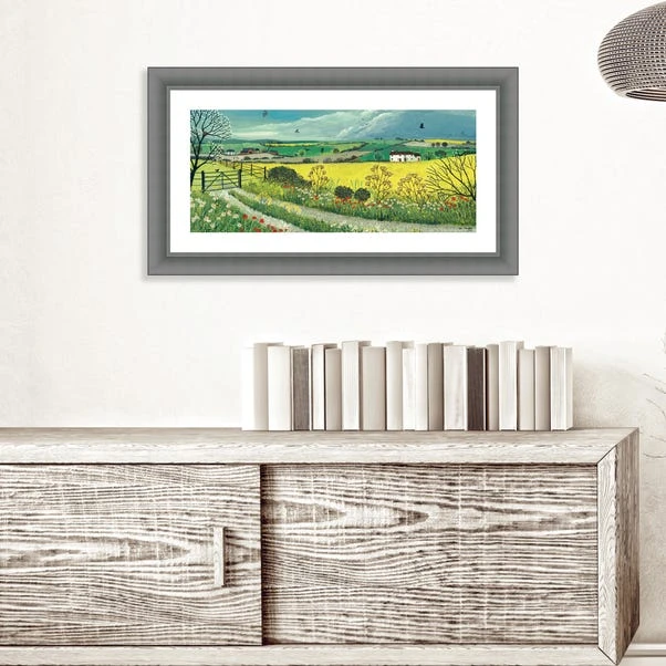 The Art Group Canola Fields Framed Print 3 The Art Group Canola Fields Framed Print