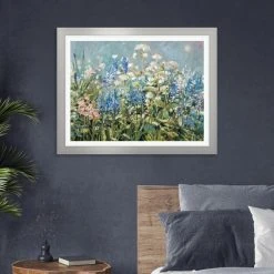The Art Group Blue Summer Border Framed Print
