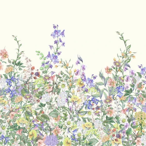 Dunelm Floral Garden Lilac Mural - Image 3