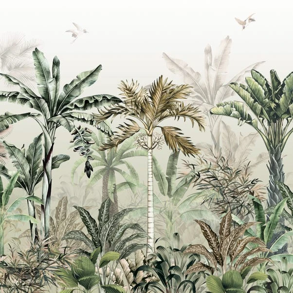 Dunelm Tropical Oasis Sage Green Mural - Image 2