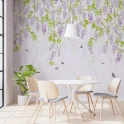 Dunelm Whispering Wisteria Lavender Mural