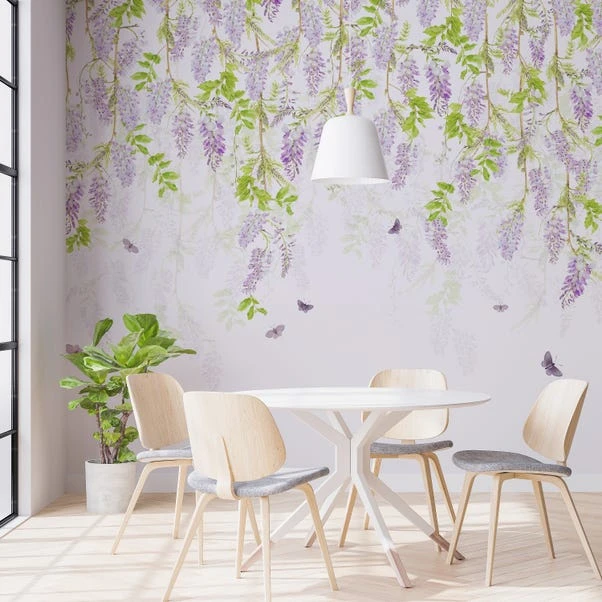 Dunelm Whispering Wisteria Lavender Mural
