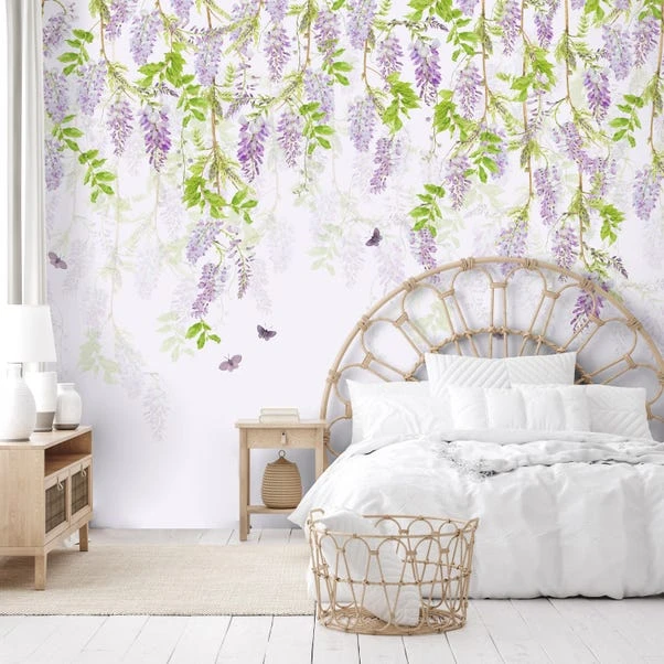 Dunelm Whispering Wisteria Lavender Mural - Image 2