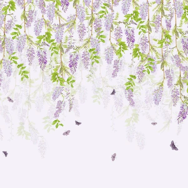 Dunelm Whispering Wisteria Lavender Mural - Image 3
