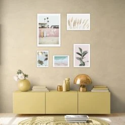 Set Of 5 East End Prints Beachy Prints